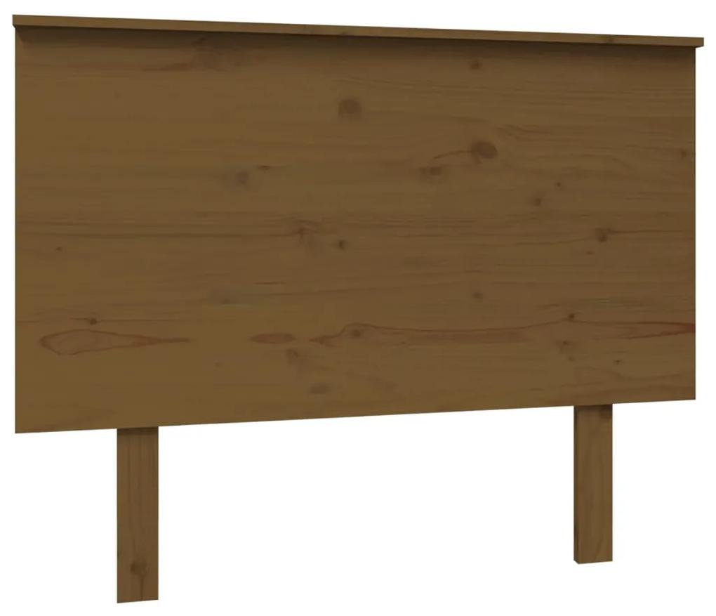 vidaXL Hoofdbord 104x6x82,5 cm massief grenenhout honingbruin