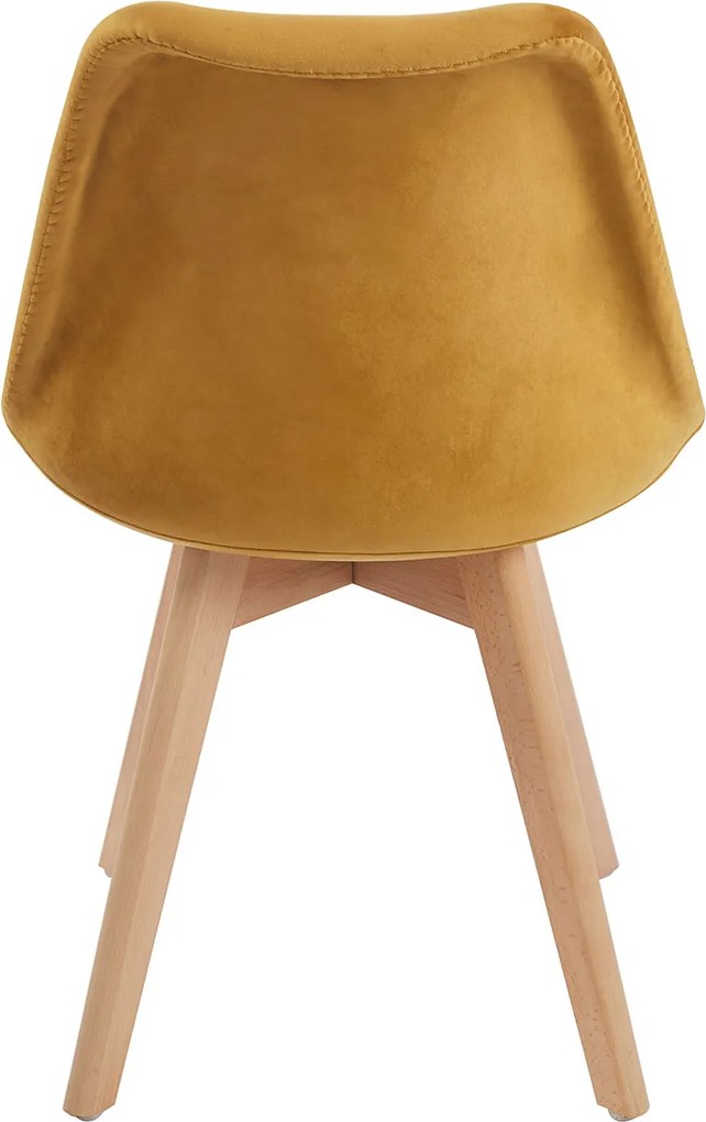 Set 4 Synk Fluwelen Stoelen