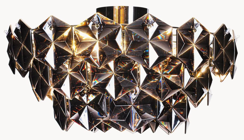 Design glazen plafondlamp Monarque