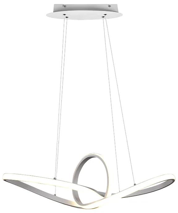Eettafel / Eetkamer Design hanglamp wit incl. LED 3-staps dimbaar - Levi Design Binnenverlichting Lamp