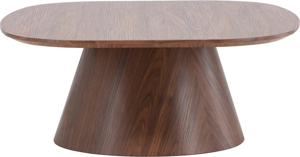 Moderne Salontafel Met Ronde Hoeken - 92 X 120cm.