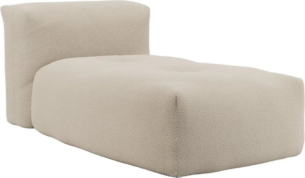 Soft Zitzak Indoor Lounger - Teddy Beige