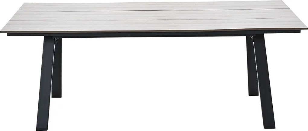 Garden Impressions Braga tuintafel 220 x 100 cm - donker grijs