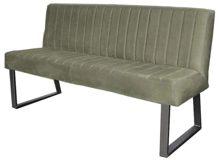 Eetkamerbank - Hengelo - stof Element lichtgroen 11 - 140 cm