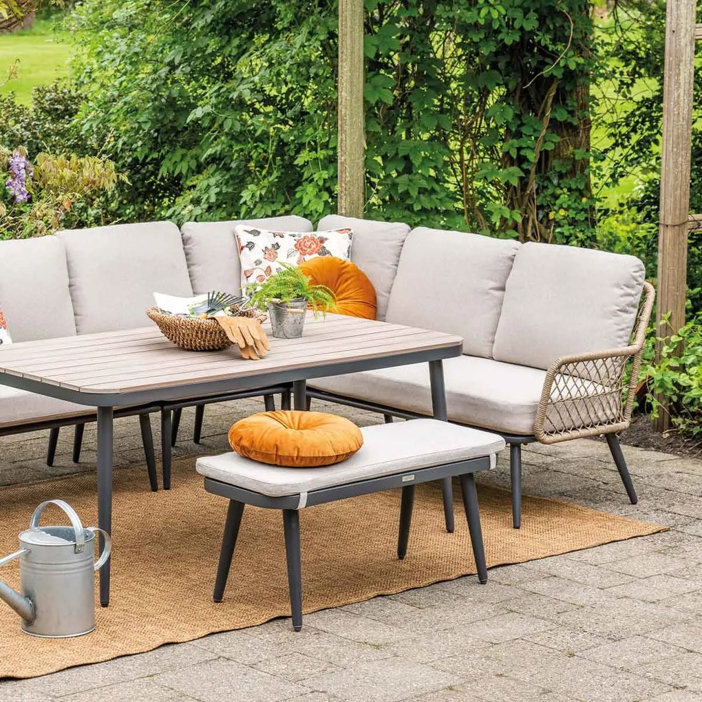 Garden Impressions Kalibo sportbank 101x40 cm - donker grijs