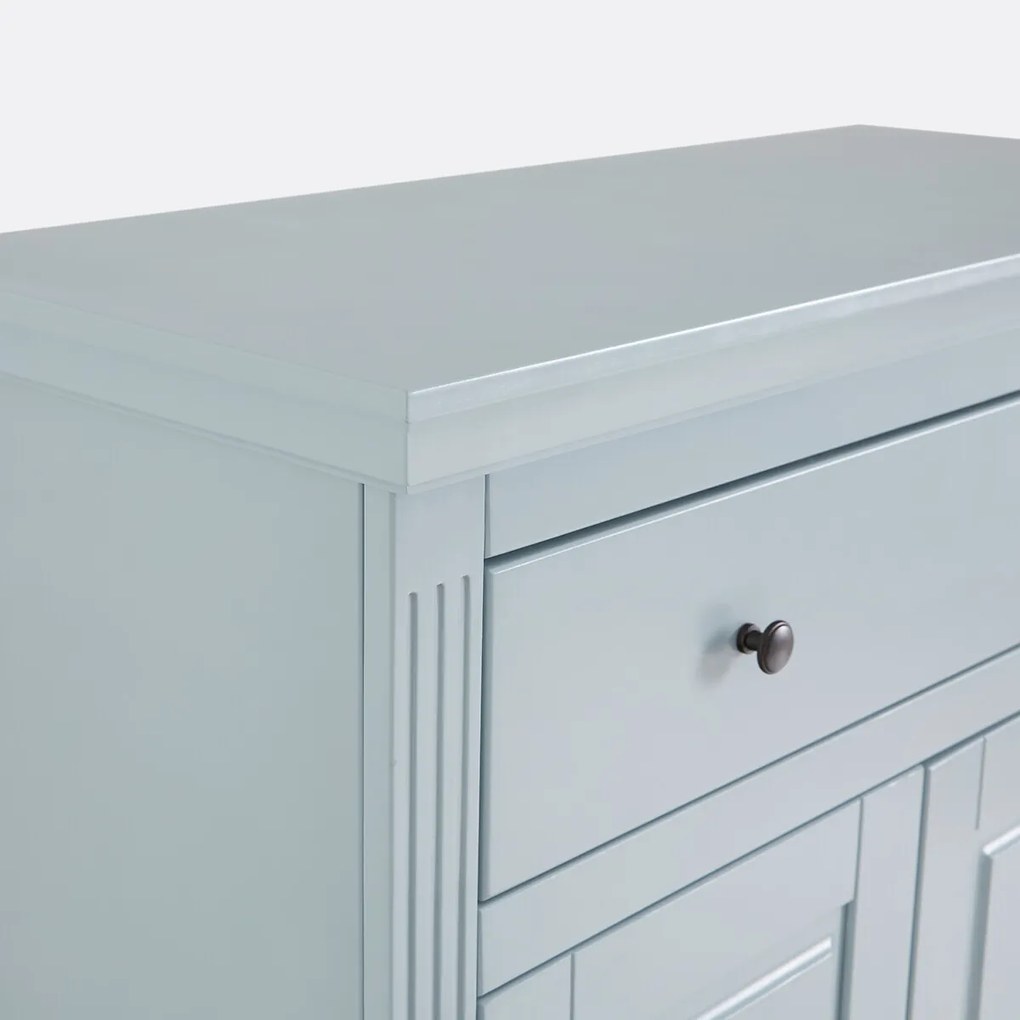 Parijse buffetkast van massief grenen en MDF, Poiret