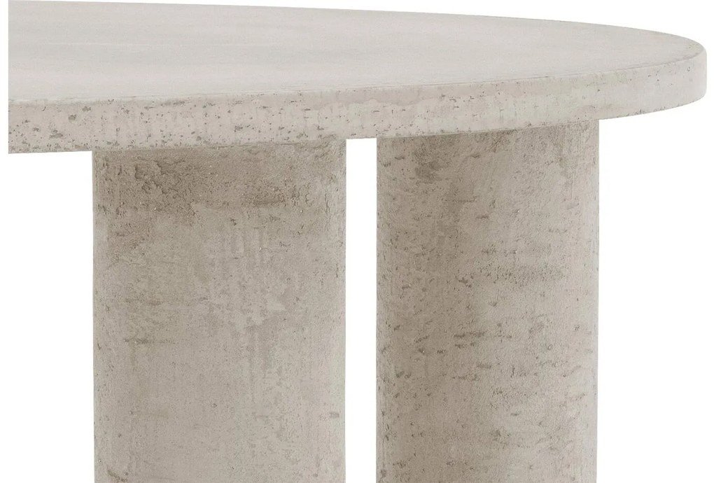 Goossens Eettafel Stone, Organisch 260 x 120 cm