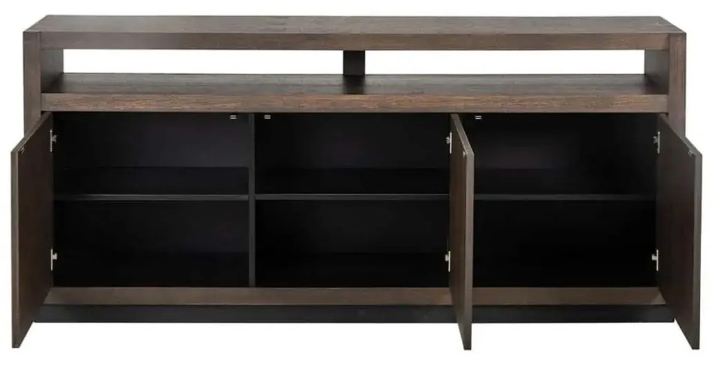 Richmond Interiors Oakura Brown Modern Dressoir Bruin Eiken - 190x40x85cm.