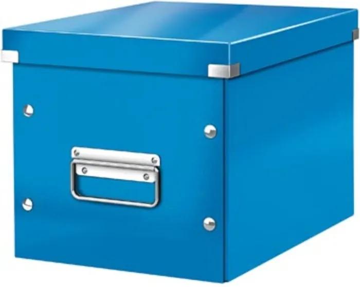 Click & Store kubus middelgrote opbergdoos, donkerblauw