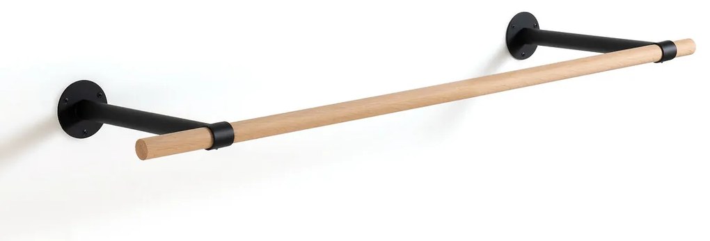 Wandstaaf in metaal en eik, Kane