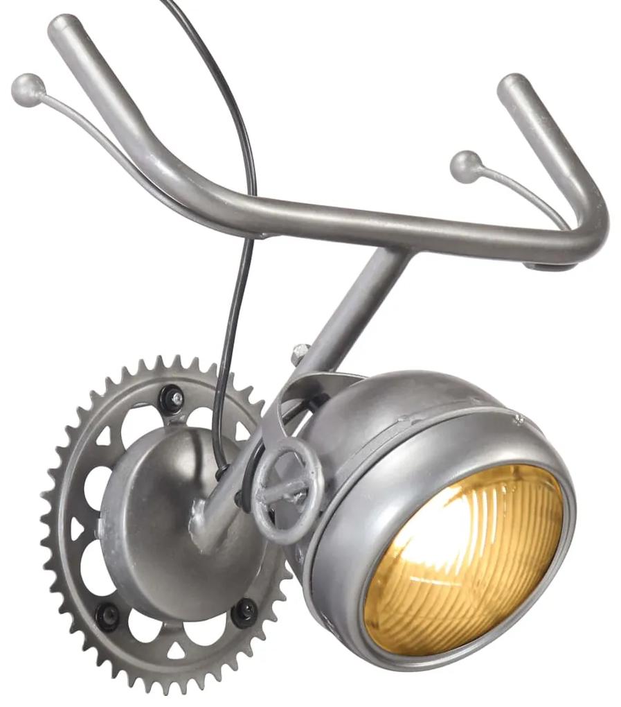vidaXL Wandlamp met fietsontwerp ijzer