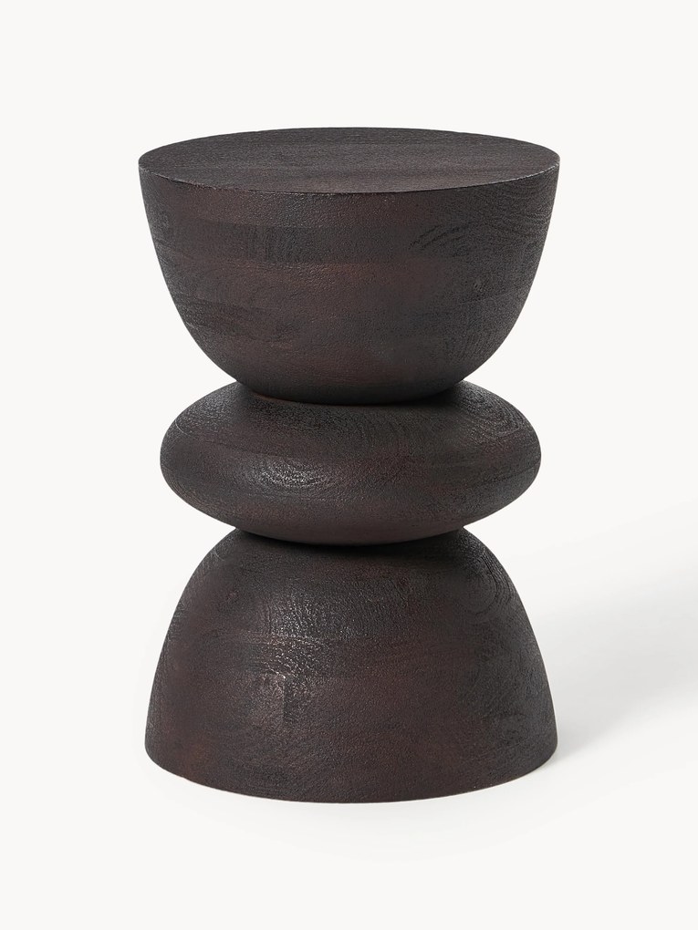 Ronde bijzettafel Benno van mangohout