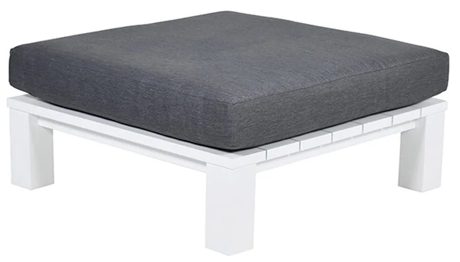 Garden Impressions Plaza lounge tuintafel 100x100xH30 cm mat wit