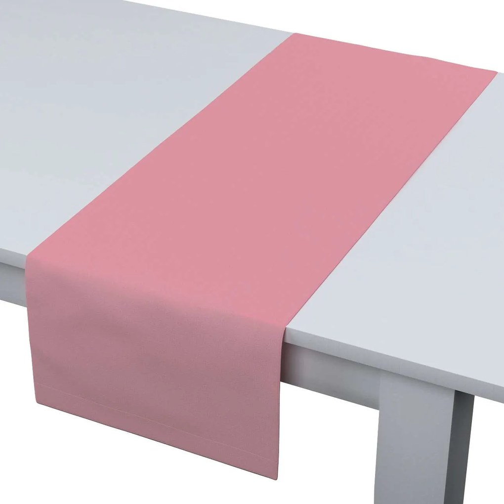 Rechthoekige tafelloper, vuil-roze