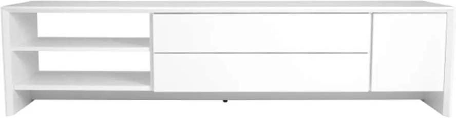Tenzo TV-meubel Profil - wit - 44x180x47 cm - Leen Bakker