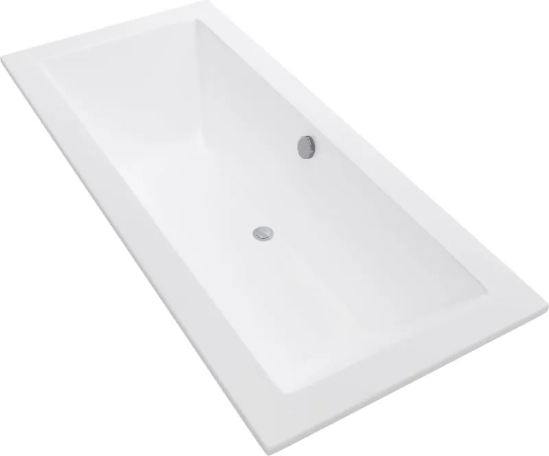 Mexen Cube rechthoekig bad 170 x 80 cm, wit - 55051708000