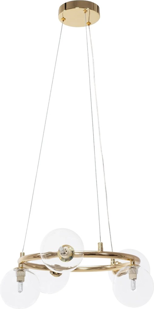 Plafondlamp met glazen bol APP1158-6CP