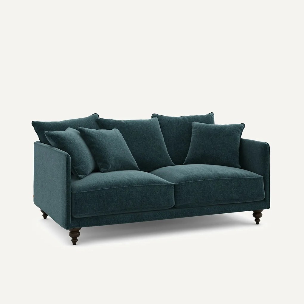 Compacte fluwelen chenille bank, Lazare