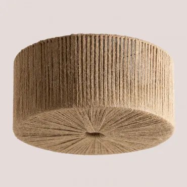 Plafondlamp In Yarcuy Natuurlijk Touw Natuurlijk - Sklum