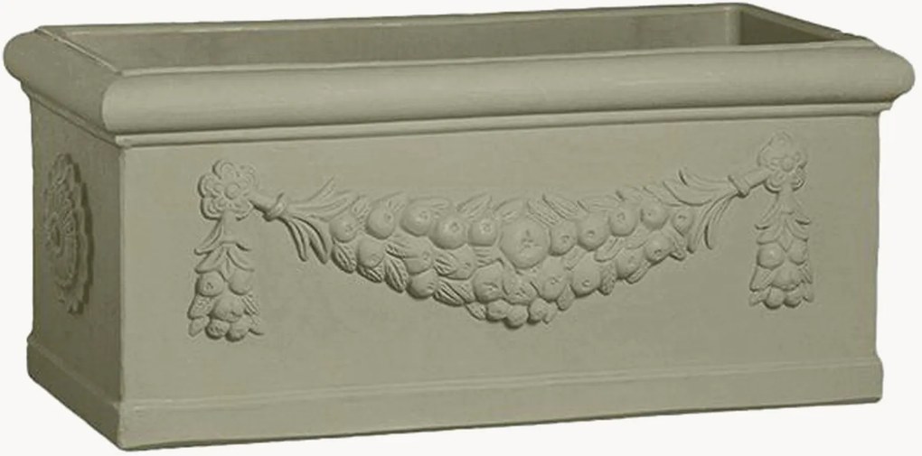 Outdoor plantenpot Rettangolo Festonato, H 30 cm