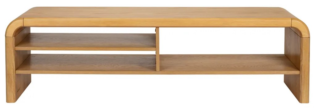 Zuiver Brave Design Tv-meubel Gebogen Eiken - 160x40x45cm.