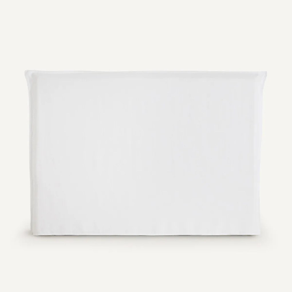 Hoes van gewassen linnen voor hoofdbord, hoogte 135 cm, SANDOR