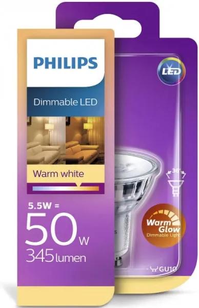 Philips Led lamp GU10 5.5W Dimbaar