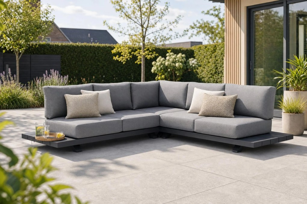 Loungeset 5 personen Aluminium Grijs Santika Furniture Santika Attico