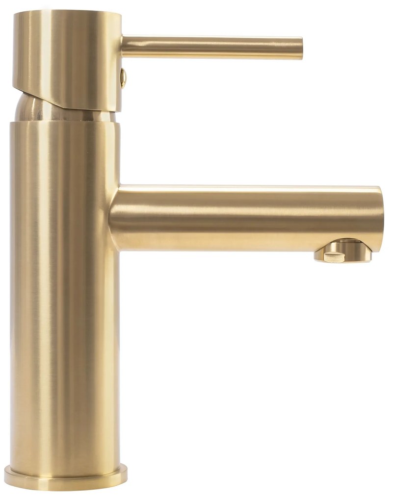 Wastafelkraan Rea Tess Gold Brush Low