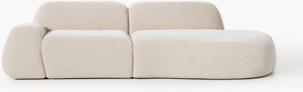 Modulaire teddy chaise longue Wolke (3-zits)