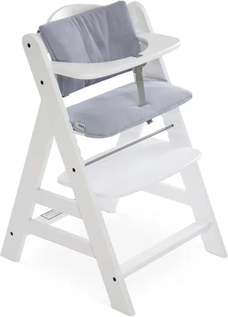 Highchair Pad Deluxe - Stretch Grey - Kinderstoelen