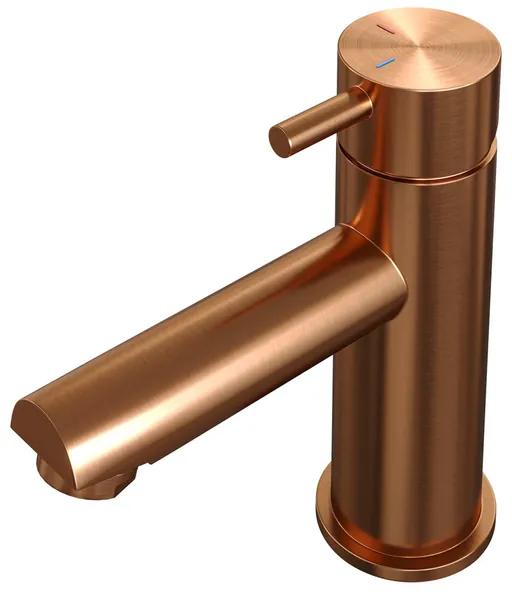 Brauer Copper Edition Wastafelmengkraan opbouw - laag - model b - PVD - geborsteld koper 5-GK-001-HD5