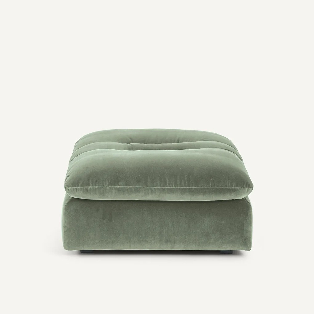 Modulaire fluwelen voetensteun, GIULIANO