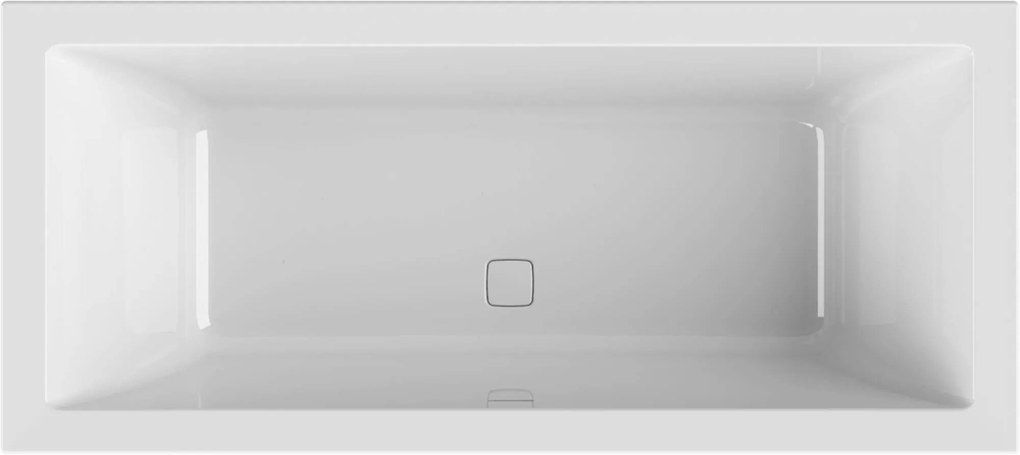 Ben Quadralux inbouwbad 2-persoons 200x90cm glans wit acryl incl. afvoer wit