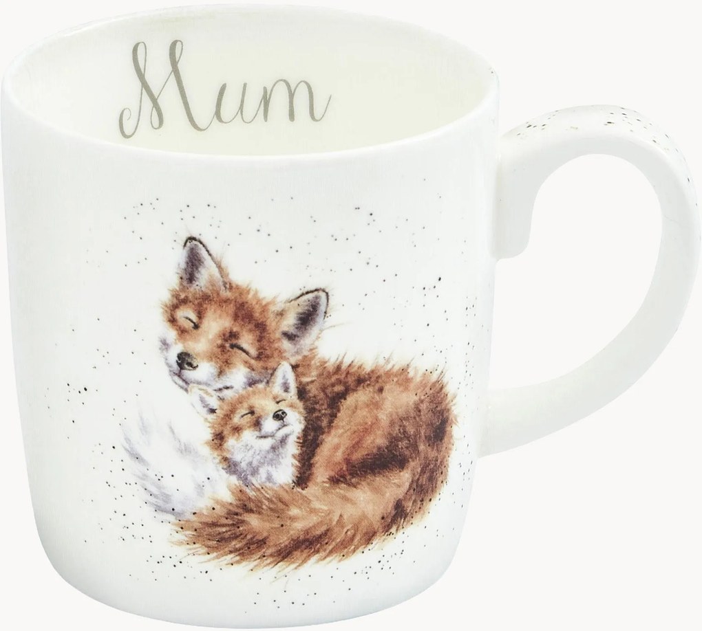 Fine Bone China koffiekopje Fox Mum