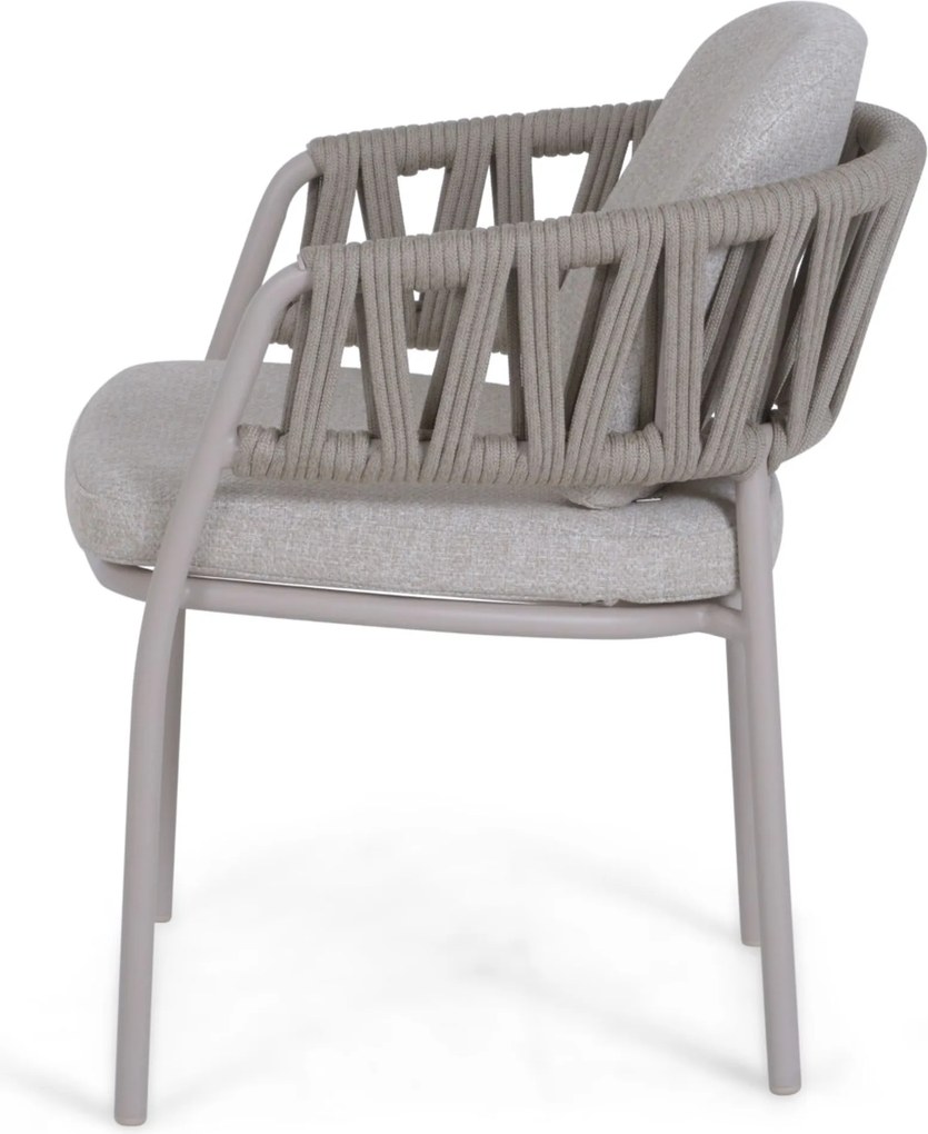 Tuinset 6 personen  Rope Zand/Beige 4 Seasons Outdoor Calma/Weave