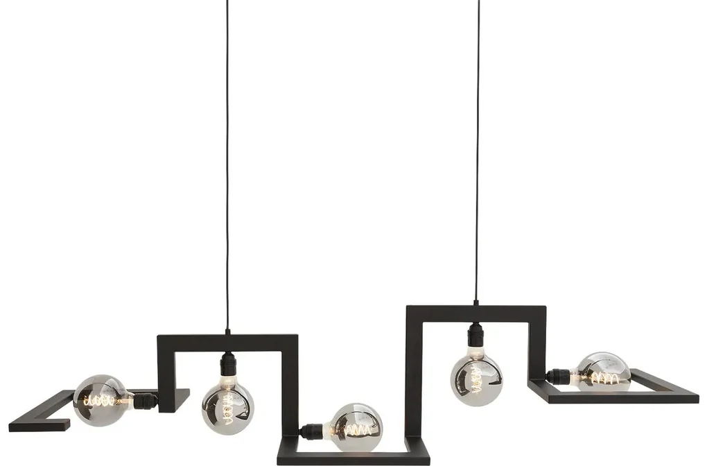 Goossens Hanglamp Anouk, Hanglamp met 5 lichtpunten exclusief lichtbron