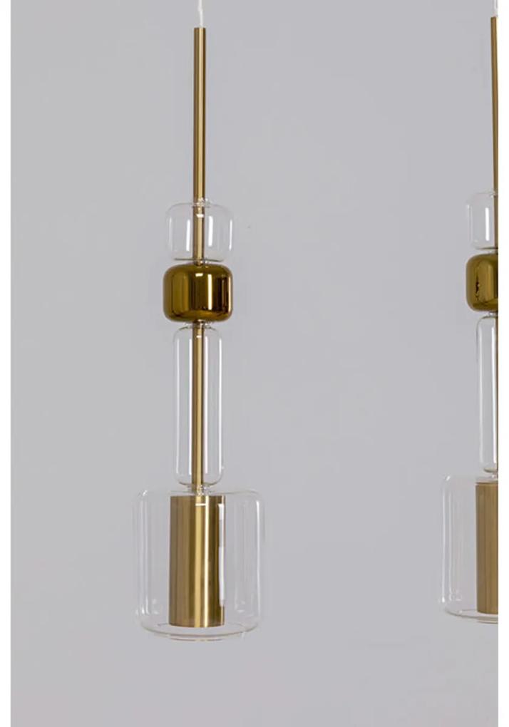 Kare Design Candy Bar Gold Hanglamp Goud En Glas 73 Cm