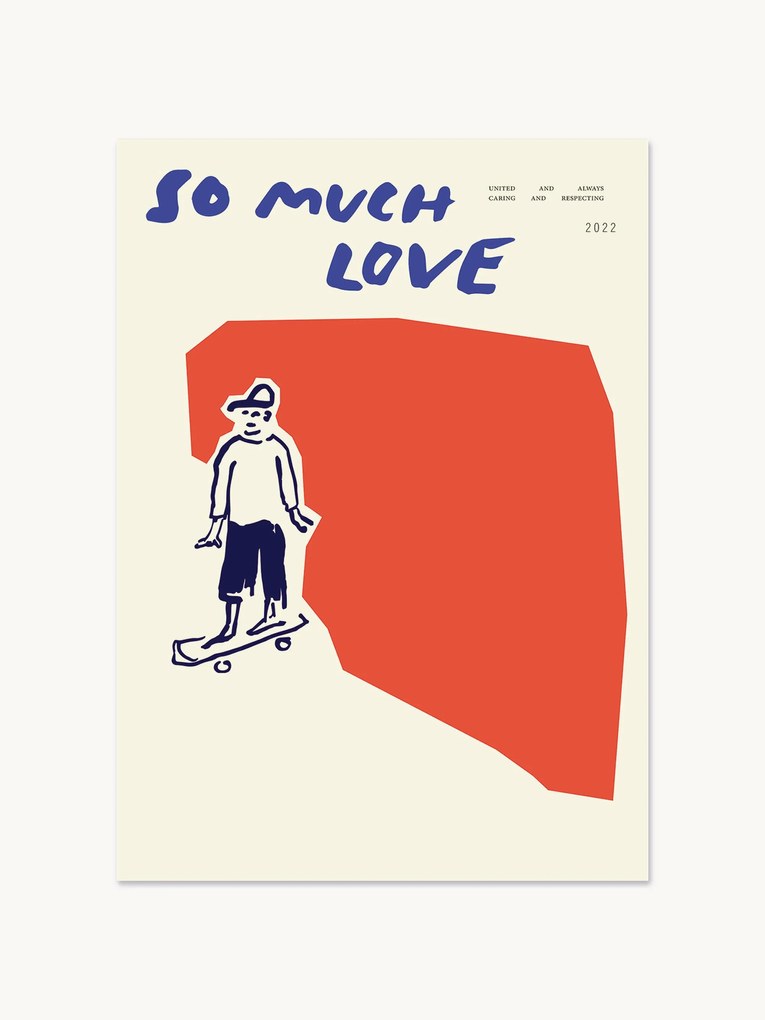 Poster So Much Love Skateboard