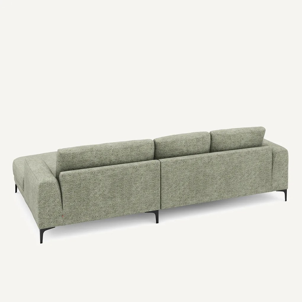 XL hoekbank rechts van stevig katoen, MARSILE