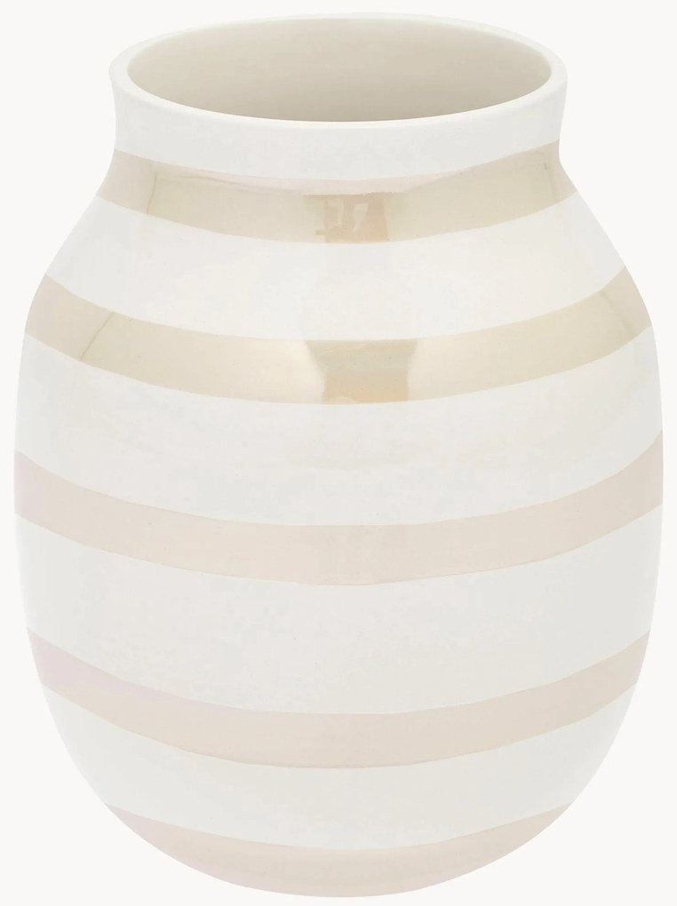 Handgemaakte keramische vaas Omaggio, H 20 cm