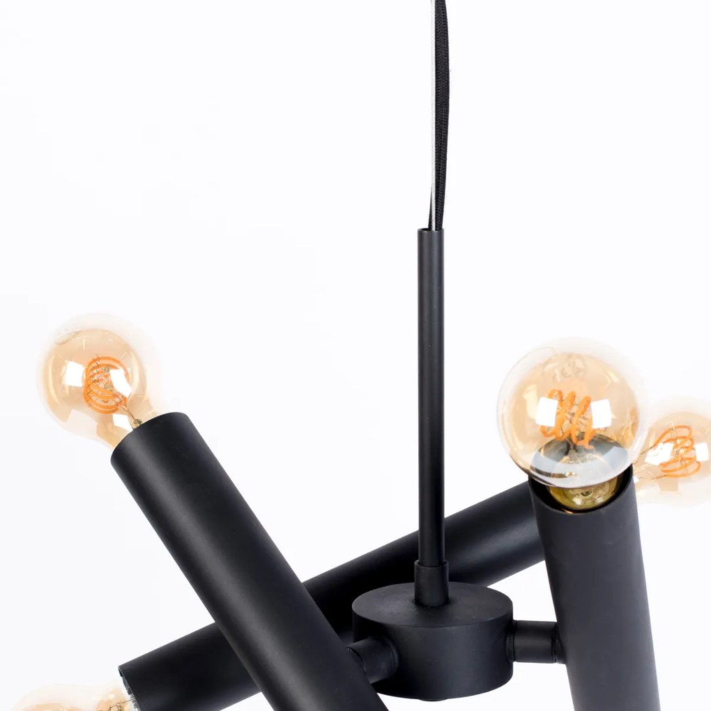 Zuiver Hawk Triple Moderne Hanglamp Mat Zwart