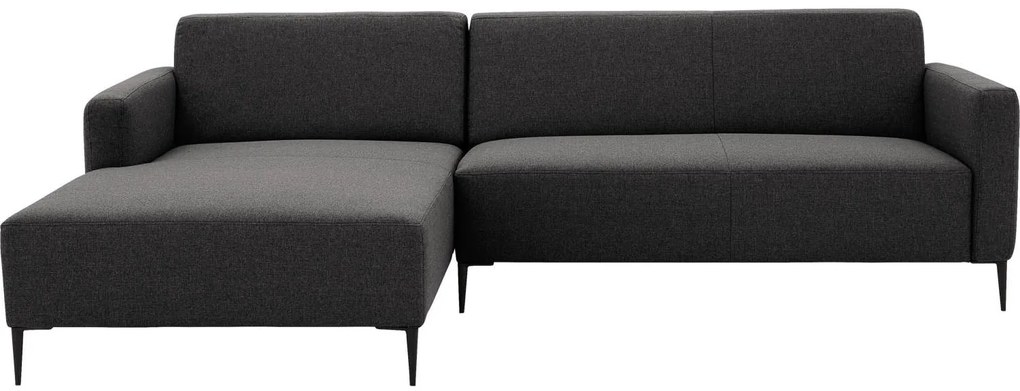 Goossens  Key West grijs, stof, 2-zits, modern design