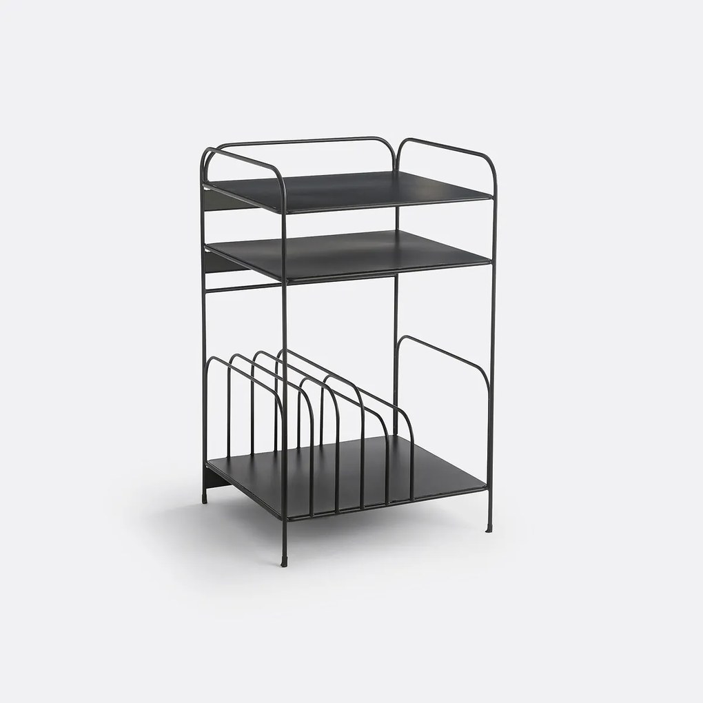 Kleine stalen vinyl kast, Miva