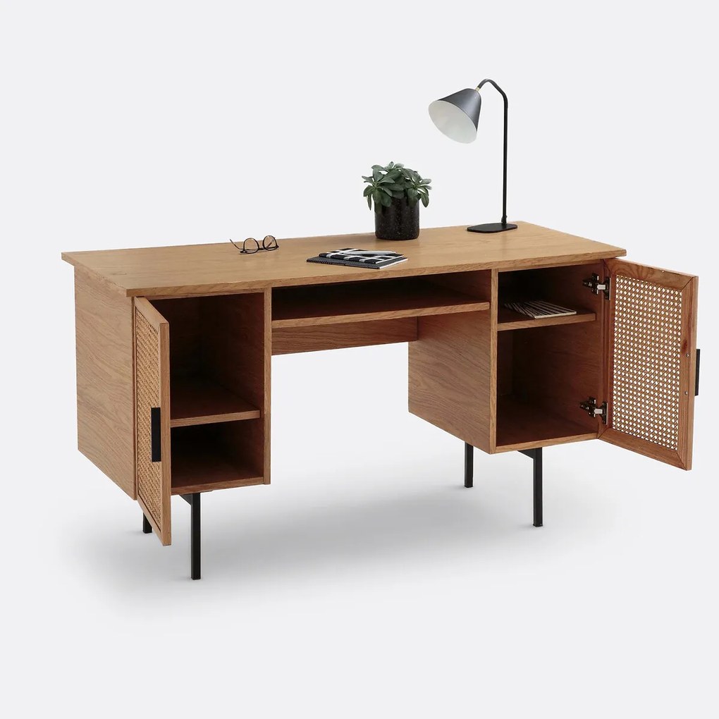 Bureau met dubbel meubelstuk, Waska