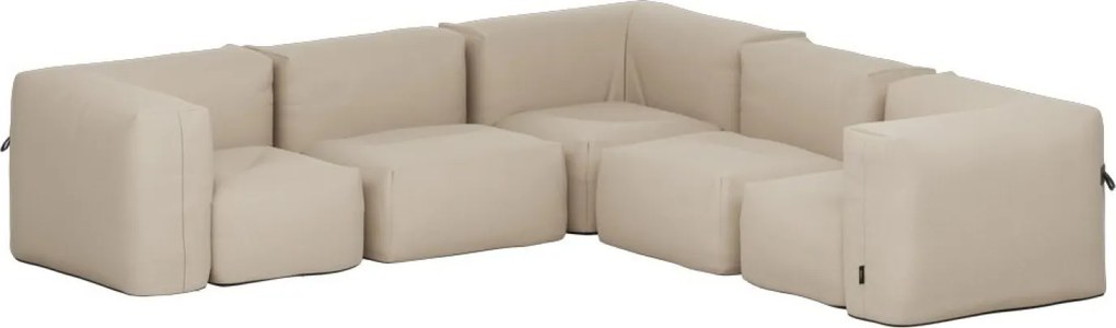 Soft Zitzak Outdoor 5 Seater Hoekbank - Bouclé Beige