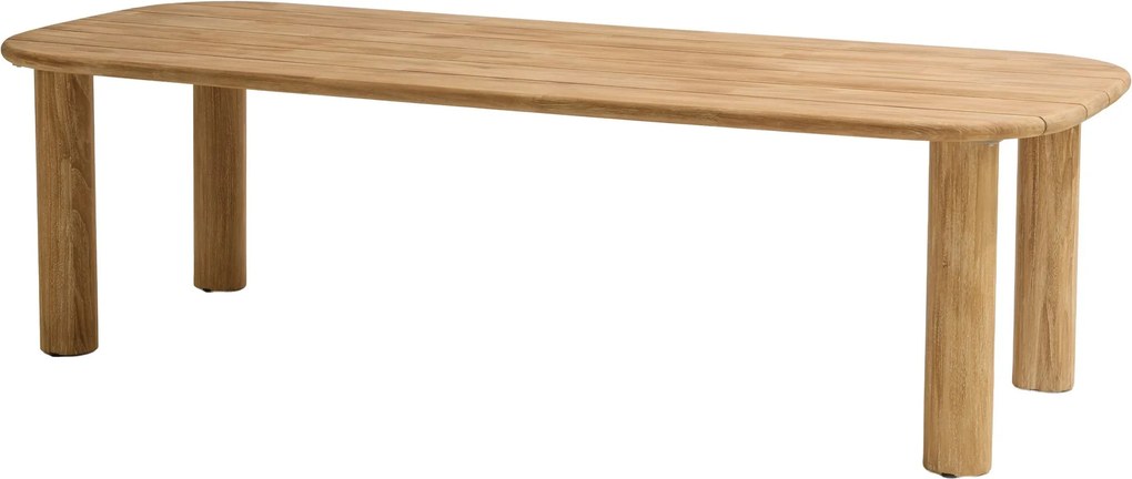 Alma dining tuintafel 260x110xH75 cm natural teak Taste 4SO