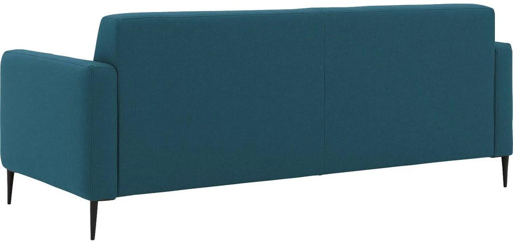 Goossens Key West blauw, stof, 3-zits, modern design