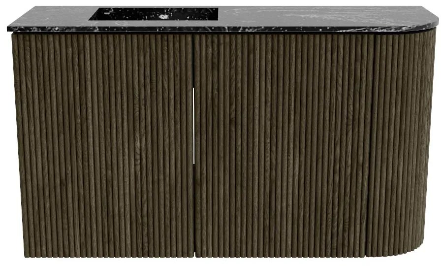 Mondiaz Joya DLux 70cm toiletmeubel ronding rechts shadow met wastafel faye links 1 kraangat lava