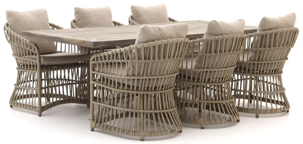 Diningset Intenso  | 6 personen | Tuinset teakhout | 7-delig | Kees Smit Tuinmeubelen